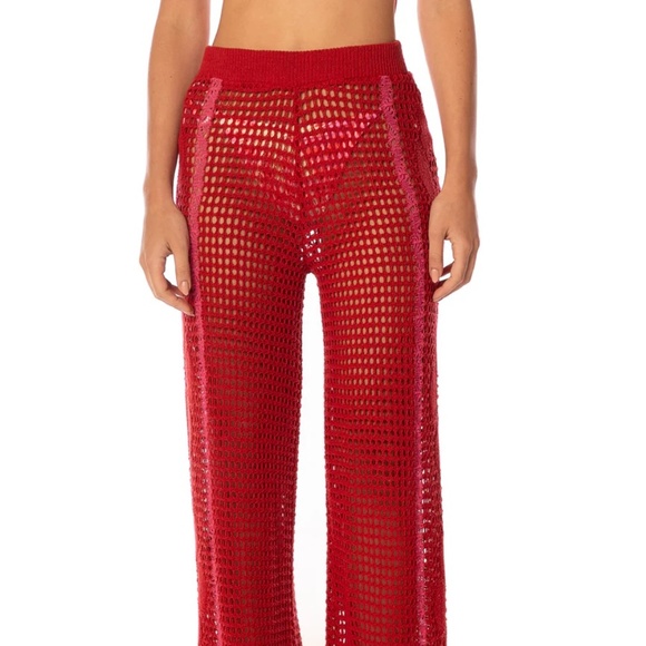 Maaji Flame Coral Novelle Pants Medium NWT - Picture 5 of 10